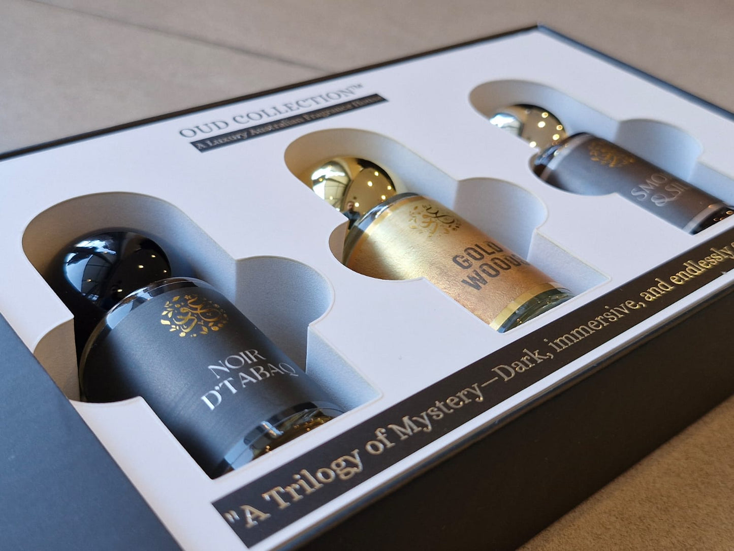 DEPTH · MYSTERY · ELEGANCE · GIFT SET
