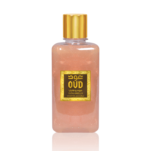 Oud & Vanilla Shower Gel—an exceptional and uniquely crafted shower gel with a rich, exquisite fragrance. Elevate your shower experience with deep satisfaction and contentment. These aromatic shower gels stand among the finest in the market, ensuring a priceless enhancement to your daily life.